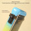 Clear Plastic Cigarette Case with Rope Waterproof Blue Yellow Slim Design 4