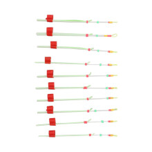 10 stuks ABS mini-uiteinden voor ijsvishengels (10,4 cm) winteraccessoires