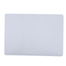 Transparente A5-Schneidematte aus PVC mit rutschfester Oberfläche zum Malen, Schreiben und Basteln