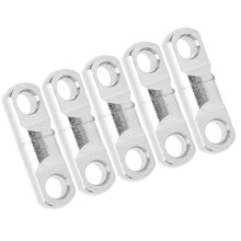 Set of 5 Stainless Steel Fish Swivels with 360 Rotation 9# Hook Connectors