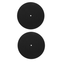 Vinyl Turntable Mats 2 Pack Thick Felt Disc Pads Anti Slip Scratch Resistant For Phonograph Records And Record Players