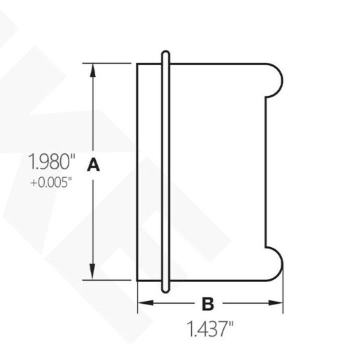 Robuuste wieldoppen van 1,98 inch voor LBS boottrailers 1