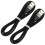 2Pcs Portable Type-C USB Charging Cable Nylon Metal 5A Fast Charge 7