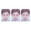 3pcs Reusable Face Paint Practice Board A4 Washable Pet Makeup Templates 3