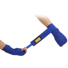 Boxbandagen aus Baumwolle, 2,5 m lang, elastisch, Muay-Thai-Bandagen für Damen und Herren, blau