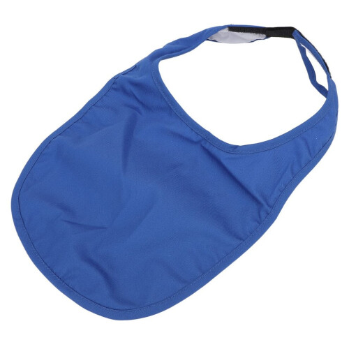 Cubierta de ducha para traqueotomía, transpirable e impermeable, protector de cuello, azul