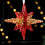 Eye Catching Sequins Snowflake Pendant-English letters 3