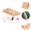 1 Set Drehbare Buchstabenblock Buchstabenbausteine Für Kinder 5