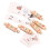 1 Set Drehbare Buchstabenblock Buchstabenbausteine Für Kinder 6