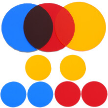 9Teiliges Pädagogisches Farbfilter-Board Mit Transparenten Farbfolien