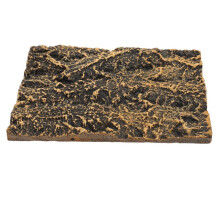 Kletter-Habitat-Hintergrundplatte 17,5 x 13 cm, transparente PU-Felsstruktur für Reptilien
