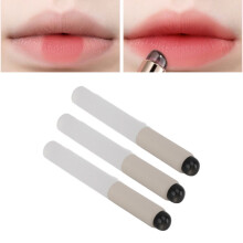 Kit de pinceaux à lèvres portables en silicone pour une application de maquillage facile (3 pièces)