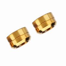 Mountainbike Gold TC4 Titanium Remklauw Boutenset - 4-delige set