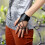 Gothic Handkette Mit Nieten Handschuh Armband Accessoire 7