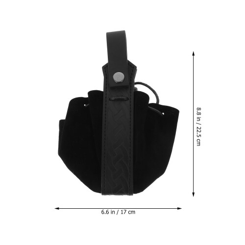 1 Set Cosplay Mittelalterlicher Wikinger Gürteltasche Mit Ledergürtel 2