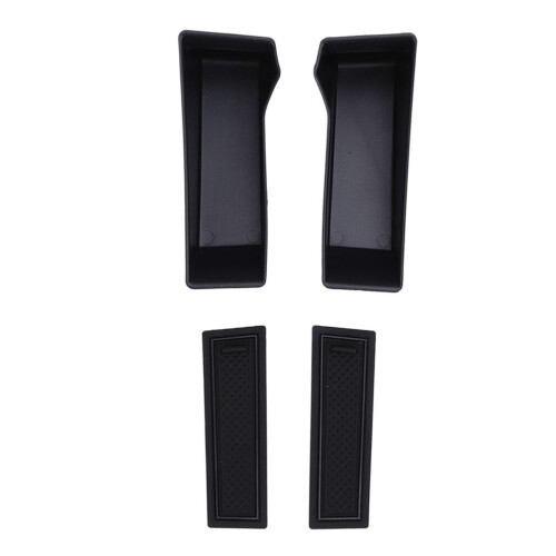 Door Handle Storage Box for Tacoma 2024 Black, 1 Pair, Embedded Design 1