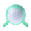 Circle Golf Ball Line Marker 360 Alignment Tool with Pen, Green 1