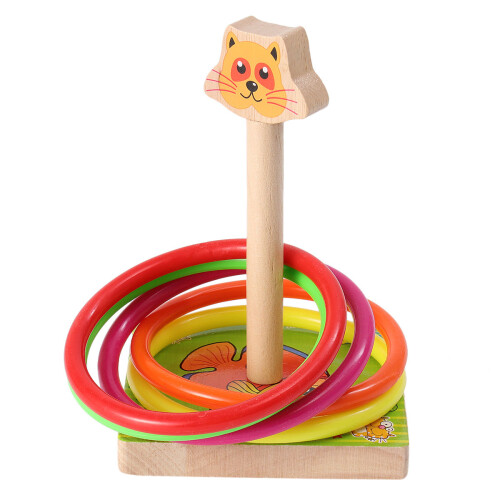 Kid Ringen Speelgoed Dier Voor Kattenstijl