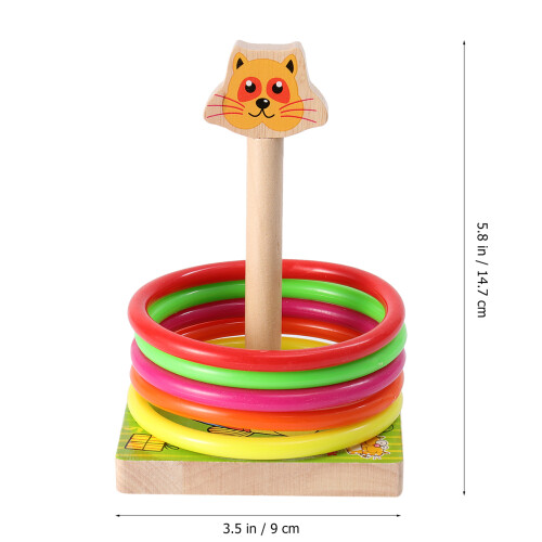 Kid Ringen Speelgoed Dier Voor Kattenstijl 1
