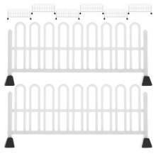 8Stk Weiße Mini Traffic Aus Resin Deko Und