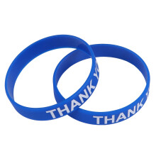 4 . Silikon Armbänder Blau