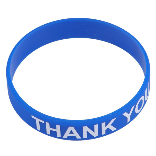 4 . Silikon Armbänder Blau 1