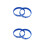 4 . Silikon Armbänder Blau 9