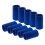 Stretchable Finger Protectors for Injuries, 10 PCS, Black/Blue/Red 3