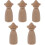5St Khaki Peg Onbewerkt Kids Creatief Speelgoed 5