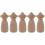 5St Khaki Peg Onbewerkt Kids Creatief Speelgoed 11