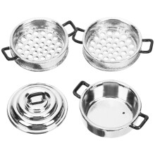 1 Set Mini Dampfgarer Topf Spielzeug Nachspielen