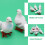 6 Stuks Plastic Duif Speelgoed Cadeaubasket Vullers 10