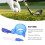 360-Golfballlinienmarker mit Stift – Blau, leichtes ABS, 25 g 3