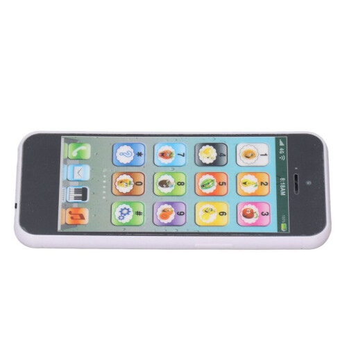 USB Rechargeable Kid's Learning Phone Black Educational Simulation Model