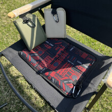 Bärbar hopfällbar campingmatta skummatta vattentät för vandring 355*255*7mm