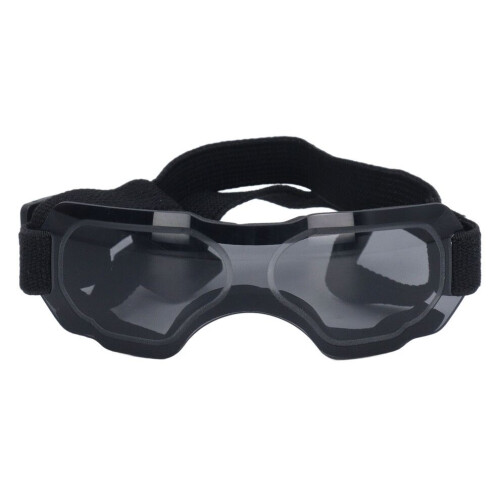 Black Dog Goggles with Adjustable Strap UV-Proof, Comfortable & Stylish 1