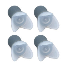 4 tapones de silicona con cancelación de ruido para volar y aliviar la presión