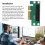 PCI Express 4X Riser-kort 90-adapter för montering av små datorer och servers 3