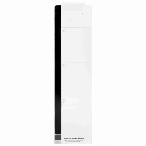 Computerbildschirm-Memo-Board aus Acryl, Haftnotiztafel (rechts) 2