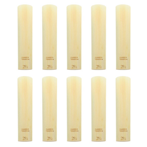 10 Saxophonblätter 2,5 - Premium-Elastizität für einen stabilen Saxophonklang 2