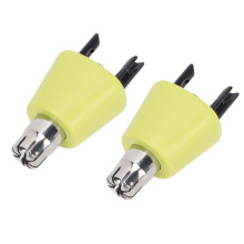 2 Ersatzköpfe für Nasenhaartrimmer QP2520/90, 65/70, ABS-Material