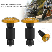 22 mm (7/8 Zoll) Motorrad-Lenkerendkappen für Renn-, ATV- und Offroad-Fahrzeuge, Gold