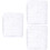 3 Sheets Christmas Fake Snow Carpet Artificial Snow Prop White 6