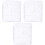 3 Sheets Christmas Fake Snow Carpet Artificial Snow Prop White 3