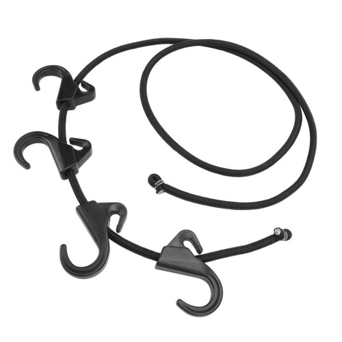 Compact Folding Wagon Strap with 4 Secure Hooks for Easy Transport