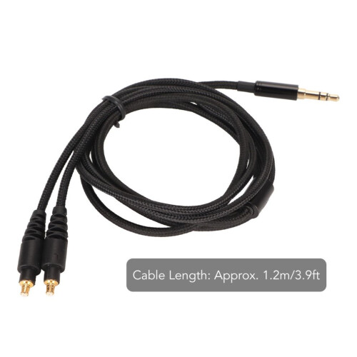 3.5mm Copper Braiding Replacement Cord for ATH MSR7b SR9 3.9ft 1