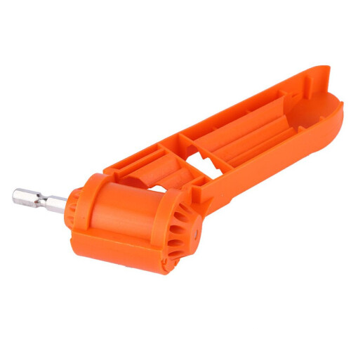 Orange Portable Drill Bit Sharpener Corundum Grinding Wheel Wood Process Tool 2