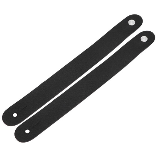 2 st gitarrhalsrem knappsträng PU-läder 2