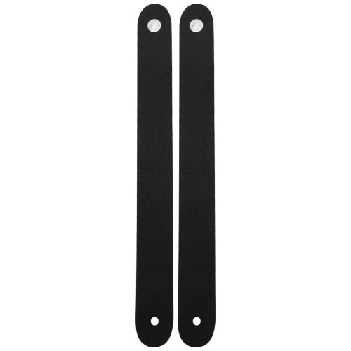 2 st gitarrhalsrem knappsträng PU-läder 1