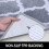 Σετ χαλιών μπάνιου πολλαπλών χρήσεων, Elegant Decor Grey White Curved Line Bath Pad, Αντιολισθητικό 5